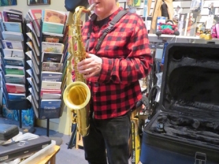 Lenny Pickett, saxophone soloist with Saturday Night Live at Steve Deutsch Woodwinds