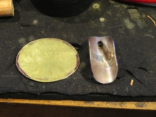 Making crutch for Jupiter Bass Flute Step 2
