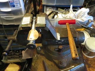 Making crutch for Jupiter Bass Flute Step 8