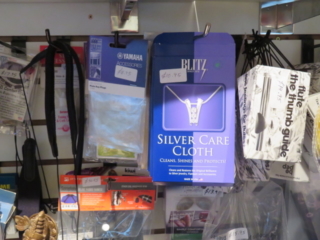 Steve Deutsch Woodwinds: Flute cleaning cloths and Bo-Peps, which are a ergonomic flute playing aid.