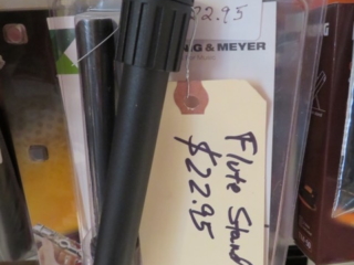 Keep your flute from getting sat on by using a stand!