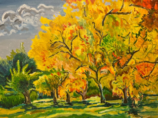 Steve Deutsch Art: Autumn in Oregon